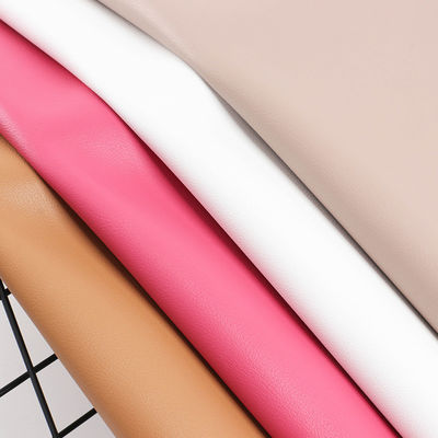 Napa Daur Ulang PU Kulit Untuk Tas Berbasis Air Ramah Lingkungan 1.0mm Ketebalan