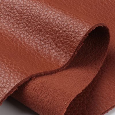 Tas Tangan Lychee Suede PU Kulit Palsu Tahan Pakai 1,7mm Ketebalan