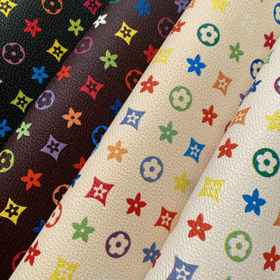 PVC sintetis bahan kulit palsu anti fouling Pentagon dicetak