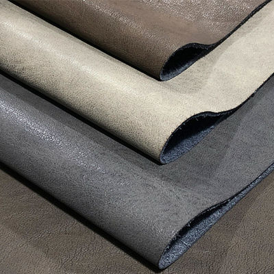 Simulasi PU Microfiber Kulit Untuk Sepatu Retro Burnt Bark Pattern