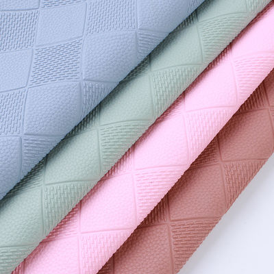 1.1mm Car Floor Mats Kulit Berlian Diukir PVC Lantai Kulit