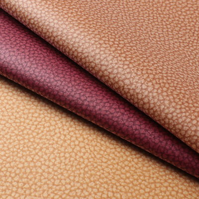 Litchi Leather Fabric 1,2mm Kain Kulit Bernafas Untuk Sofa / Bantal