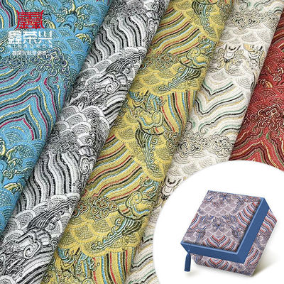 Synthetic PVC Macrame Printed Fux Leather Fabric Film Style untuk Tas Notebook Phone Shell Dekoratif & Kerajinan Penggunaan untuk Sofa Well