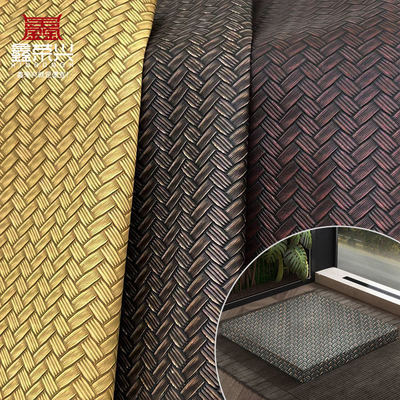 Pvc Big Mat Pola Anyaman Kulit Sintetis Buatan Kemasan Dompet Kotak Sepatu Buku Catatan Kain Kulit Imitasi