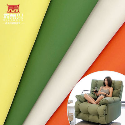 Kulit sintetis PVC tahan abrasi untuk furnitur