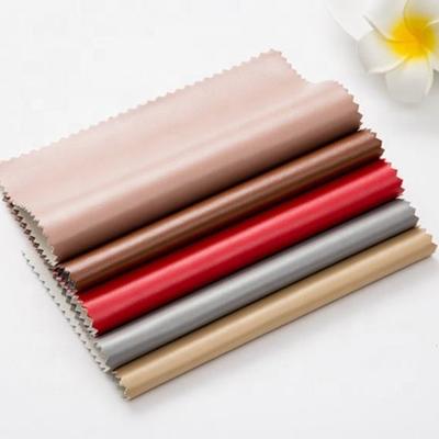 PU Tc Kain Napa Grain Pola Kulit Sintetis Dompet Kotak Sepatu Buku Catatan Album Foto Kain Kulit