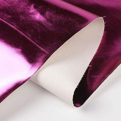 Metal Film PU R61 Sheep Grain Synthetic Leather Pakaian Dompet Kotak Sepatu Tas Notebook Kain Kulit Palsu