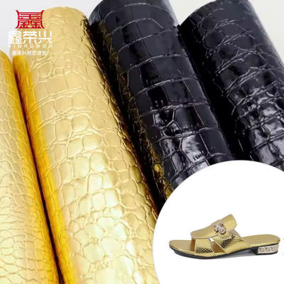Sorot buaya PVC Kulit Sintetis Pola Hewan Sepatu Tas dan Kotak Harga Murah Kain Kulit Imitasi