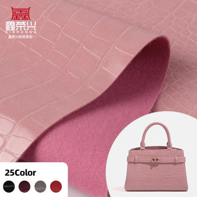 Kain Kulit Sintetis PVC dengan Pola Hewan Lebar 137cm dan Lapisan Belakang Ganda Berbulu