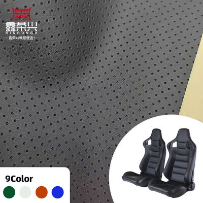 Hot Sale PVC Air Holes sintetis kulit buatan ditusuk Automotive Trim Kursi Sofa Tempat tidur Kursi mobil Kain Kulit Palsu