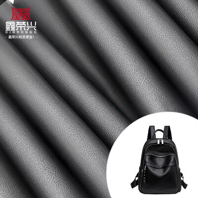 Kulit Sintetis Imitasi PVC Motif Kulit Sapi untuk Tas Sofa Bagasi Tatakan Faux Leather Fabric