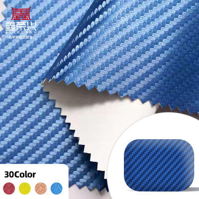 Waterproof Elastic PU Carbon Fiber Synthetic Leather for Clothing Cases Phone Sleeves Box-Durable Fux Leather Crafts Pakaian