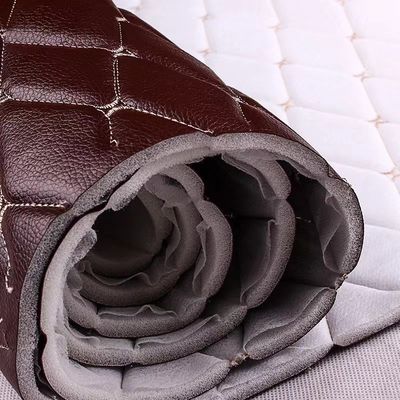 Karet kaki PVC bahan kulit palsu berlian bordir PVC kulit spons