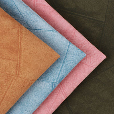 Denim Check Garment PU Kulit Waterproof Washable Bawang bawah