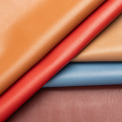 Pakaian halus PU Kulit dirajut Empat Sisi Elastis Kulit Palsu