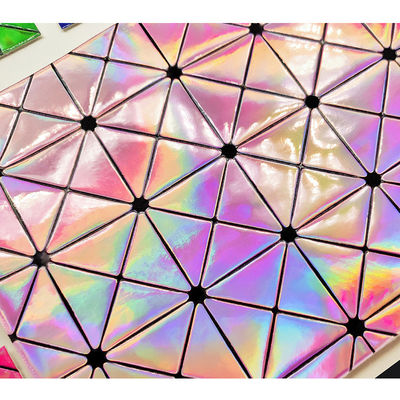 0.8mm Laser Ukiran PU Kulit Simfoni Polyurethane Kain Kulit