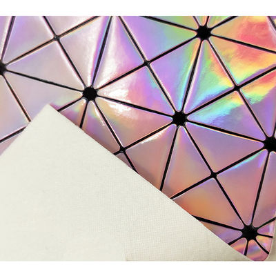 0.8mm Laser Ukiran PU Kulit Simfoni Polyurethane Kain Kulit