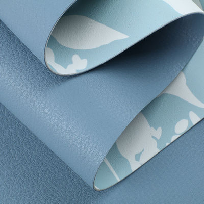 Tas tangan cetak bunga PU Kulit 1,5mm tebal Kulit palsu sisi ganda