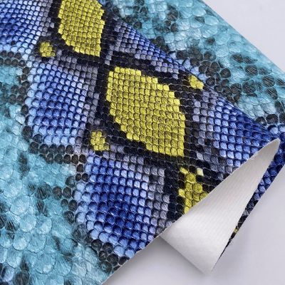 Tas tangan pola ular PU Kulit dicetak tiruan kapas beludru