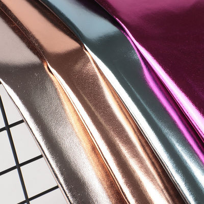 0.5mm Laser Ukiran PU Kulit Eco Friendly Metal Menyinari PU Kulit