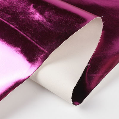 0.5mm Laser Ukiran PU Kulit Eco Friendly Metal Menyinari PU Kulit