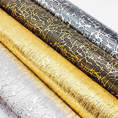 Kotak Kemasan Kulit Seri Emas Kulit PVC yang tidak ditenun