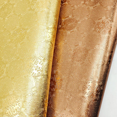 Kotak Kemasan Kulit Seri Emas Kulit PVC yang tidak ditenun