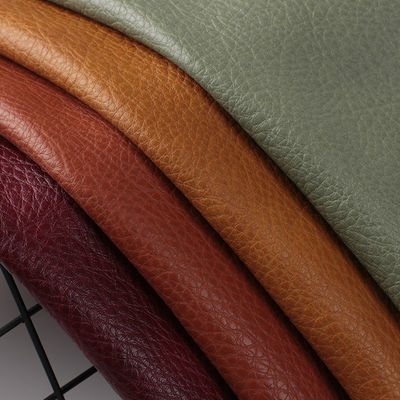 Tas Tangan Lychee Suede PU Kulit Palsu Tahan Pakai 1,7mm Ketebalan