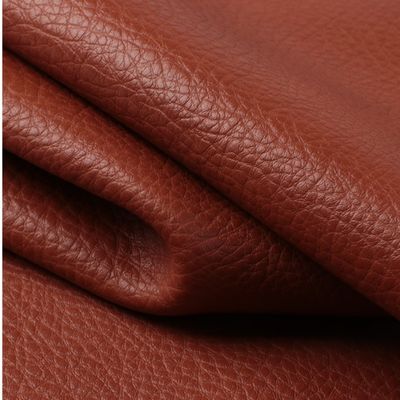 Tas Tangan Lychee Suede PU Kulit Palsu Tahan Pakai 1,7mm Ketebalan