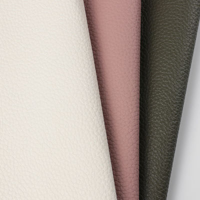 Sofa sintetis palsu Mikrofiber Kulit Lychee Biji 1.0mm Ketebalan