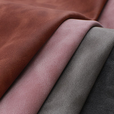 Kualitas tinggi PU Shoe Kulit Palsu Kulit Yangbuck tahan aus