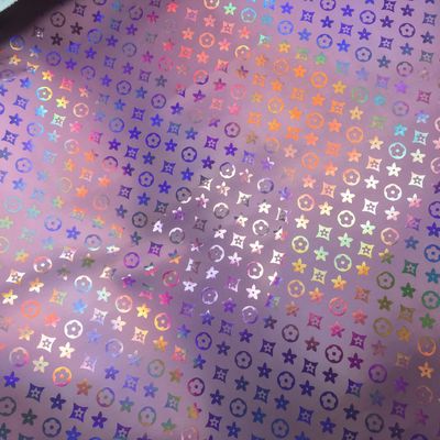 Tas tangan Laser Ukiran PU Kulit Warni Bunga Pentagon Kulit buatan PU