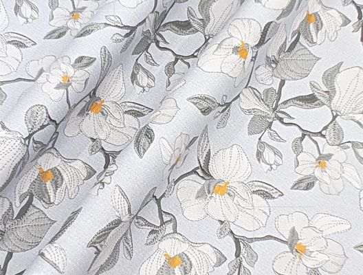 0.8mm Printed Flower Brushed Base PVC Kulit Untuk Tas Tas Packing Box Phone Case Dekorasi Penggunaan