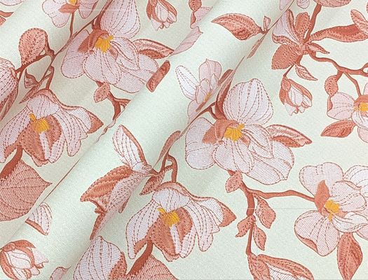 0.8mm Printed Flower Brushed Base PVC Kulit Untuk Tas Tas Packing Box Phone Case Dekorasi Penggunaan