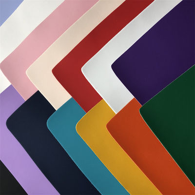 Meniru Microfiber PU Kulit tahan pakai Sepatu Kulit Palsu 1.4mm tebal