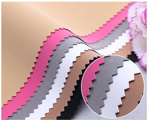 Kaya Velvet PU Kulit Sepatu Antibakteri Kulit Palsu Tipe PU Bernafas