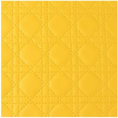 Waterproof kulit buatan PVC untuk tas bordir Plaid Woven Pattern