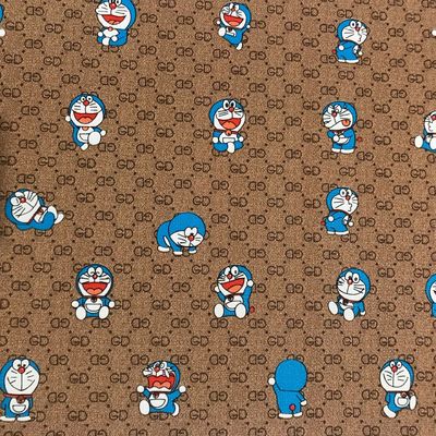 Cetak Kartun GD Surat Jingle Cat PVC Tas Kulit Palsu Kasus Telepon Paket Kotak Kain Kulit