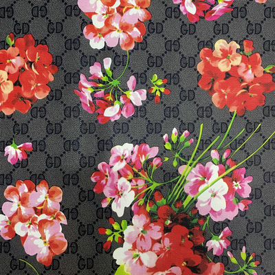 GD Letter Printed Flower PVC Fux Leather Bags Phone Case Package Box Kain Kulit