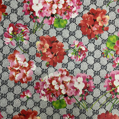 GD Letter Printed Flower PVC Fux Leather Bags Phone Case Package Box Kain Kulit