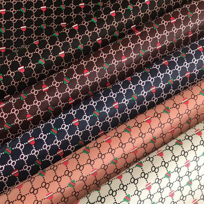 Cetak Bentuk Jantung Nomor 8 PVC Tas Kulit Palsu Dompet Dompet Telpon Kasus Paket Kotak Kain Kulit