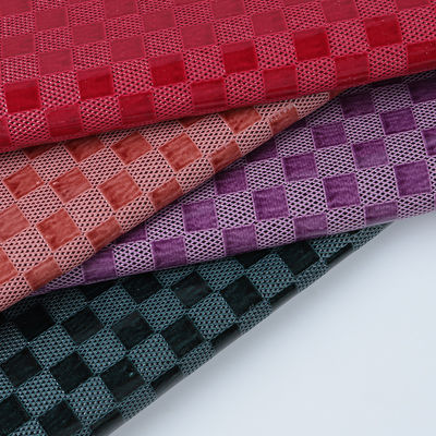 PVC Kain Kulit Sintetis Tas Chessboard Custom Kulit Palsu