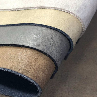 Simulasi PU Microfiber Kulit Untuk Sepatu Retro Burnt Bark Pattern