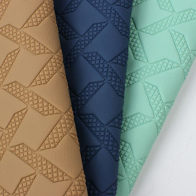 Custom Car Floor Mats Kulit Woven Pattern PVC Kulit Bahan Anti Jamur