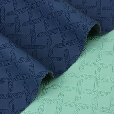 Custom Car Floor Mats Kulit Woven Pattern PVC Kulit Bahan Anti Jamur