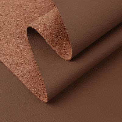 Soft Cover Furniture Fake Synthetic Leather PVC Fabric Tekstur Lychee
