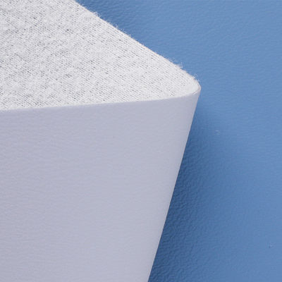 0.8mm Ketebalan Kulit PVC Berbutir halus Berkulit Sikat Dengan Dukungan Kain Untuk Perabot