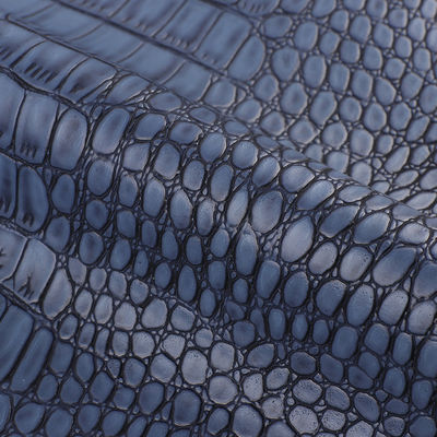 Kulit Microfiber yang diukir untuk sepatu 1.2mm Elegance Kulit Pattern Buaya