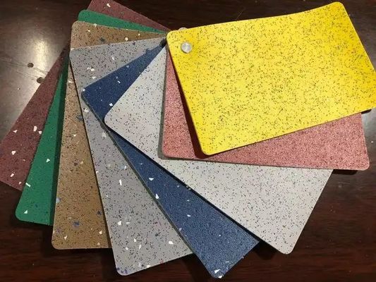 Ketahanan abrasi Kar lantai Mats Kulit 2m Kuarsa Vinyl lantai ubin Kulit