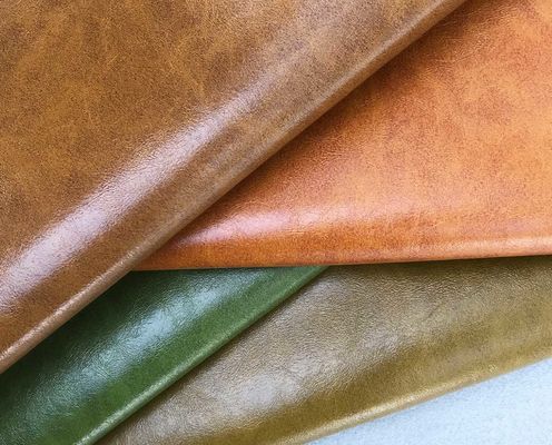 Kain Kulit Lampu Minyak Vintage Sofa Seat Furniture Kulit Palsu